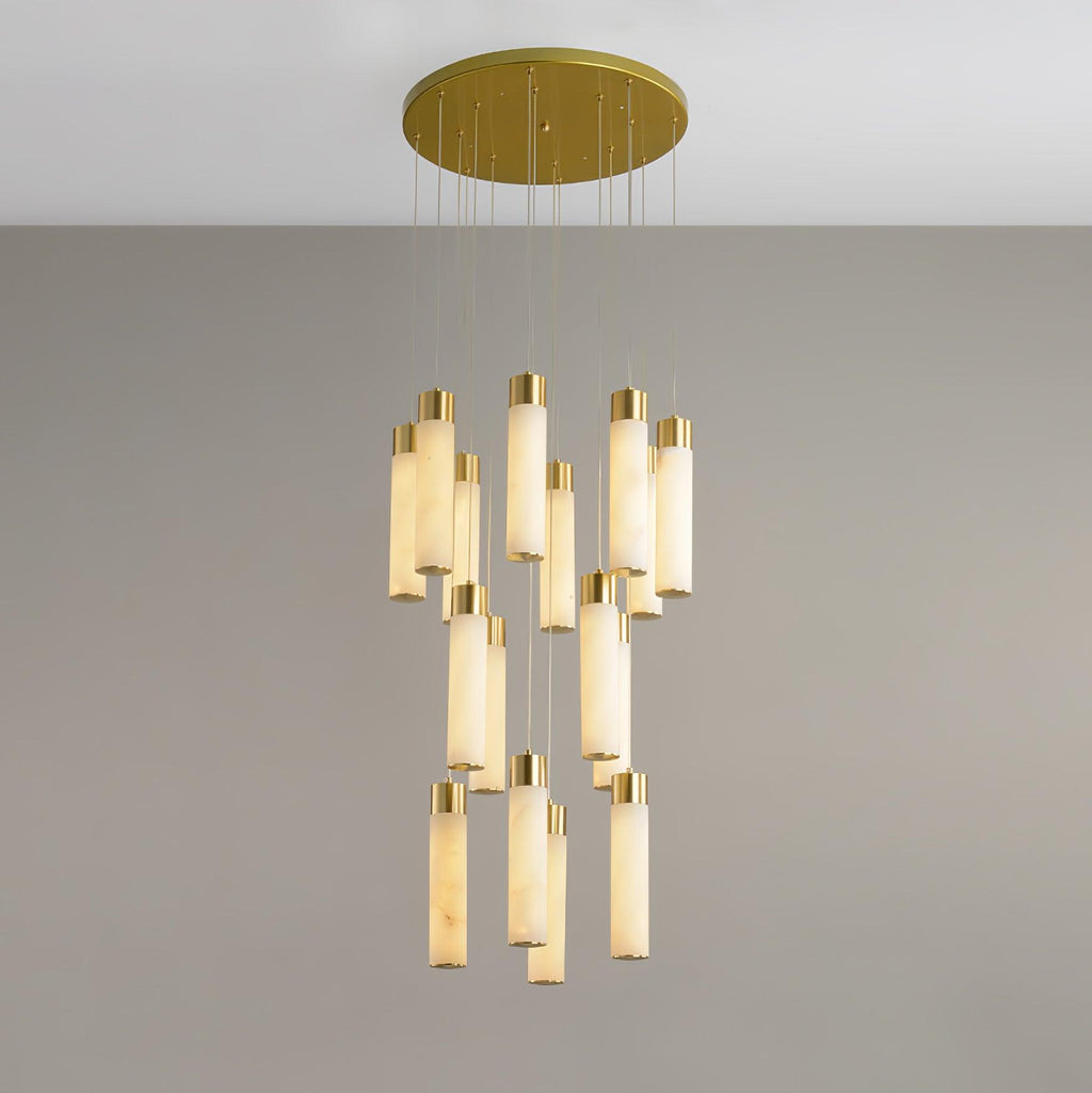celestial-alabaster-cascade-chandelier-anzaz-Brass & White-5