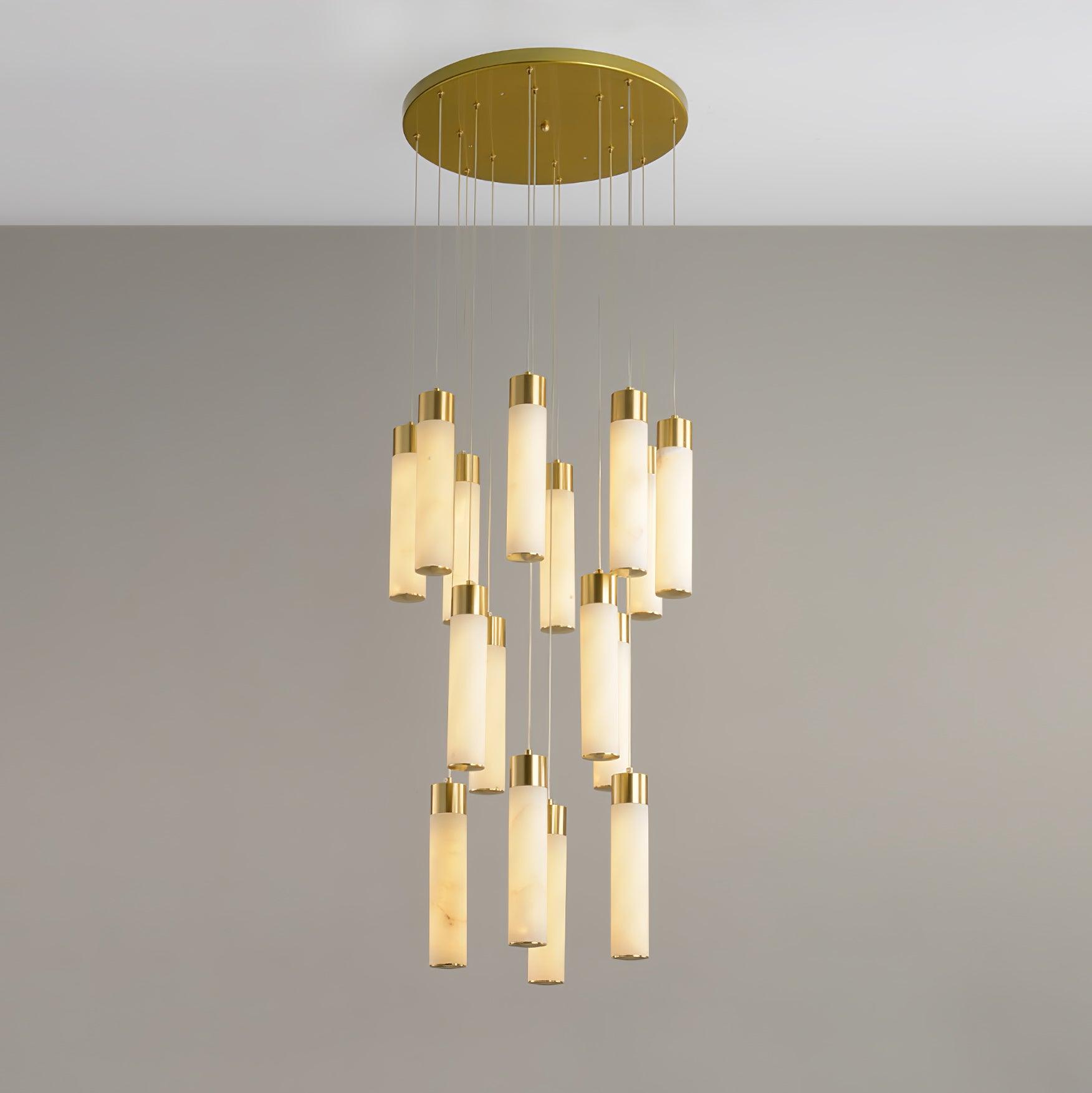 celestial-alabaster-cascade-chandelier-anzaz-Brass & White-5