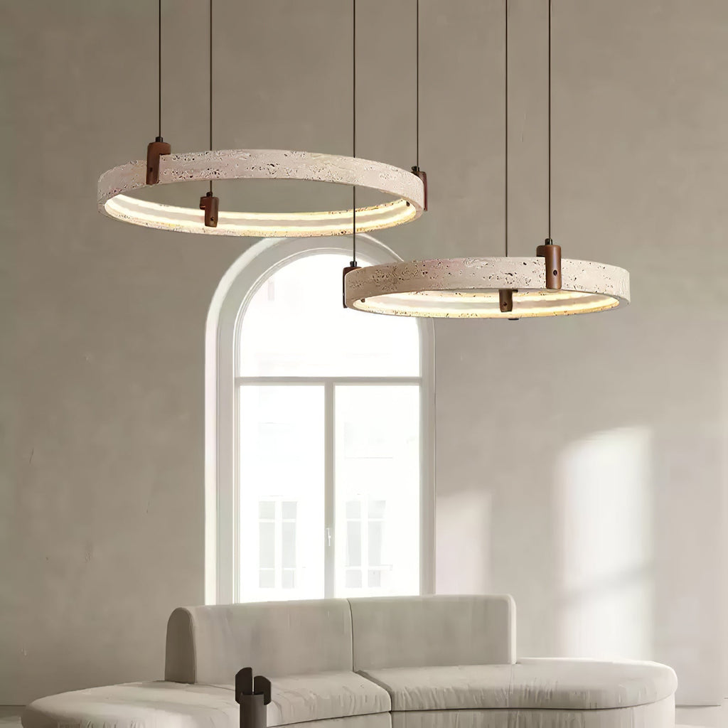 celestial-orbit-travertine-chandelier-anzaz-Yellow Travertine & Walnut Wood-8