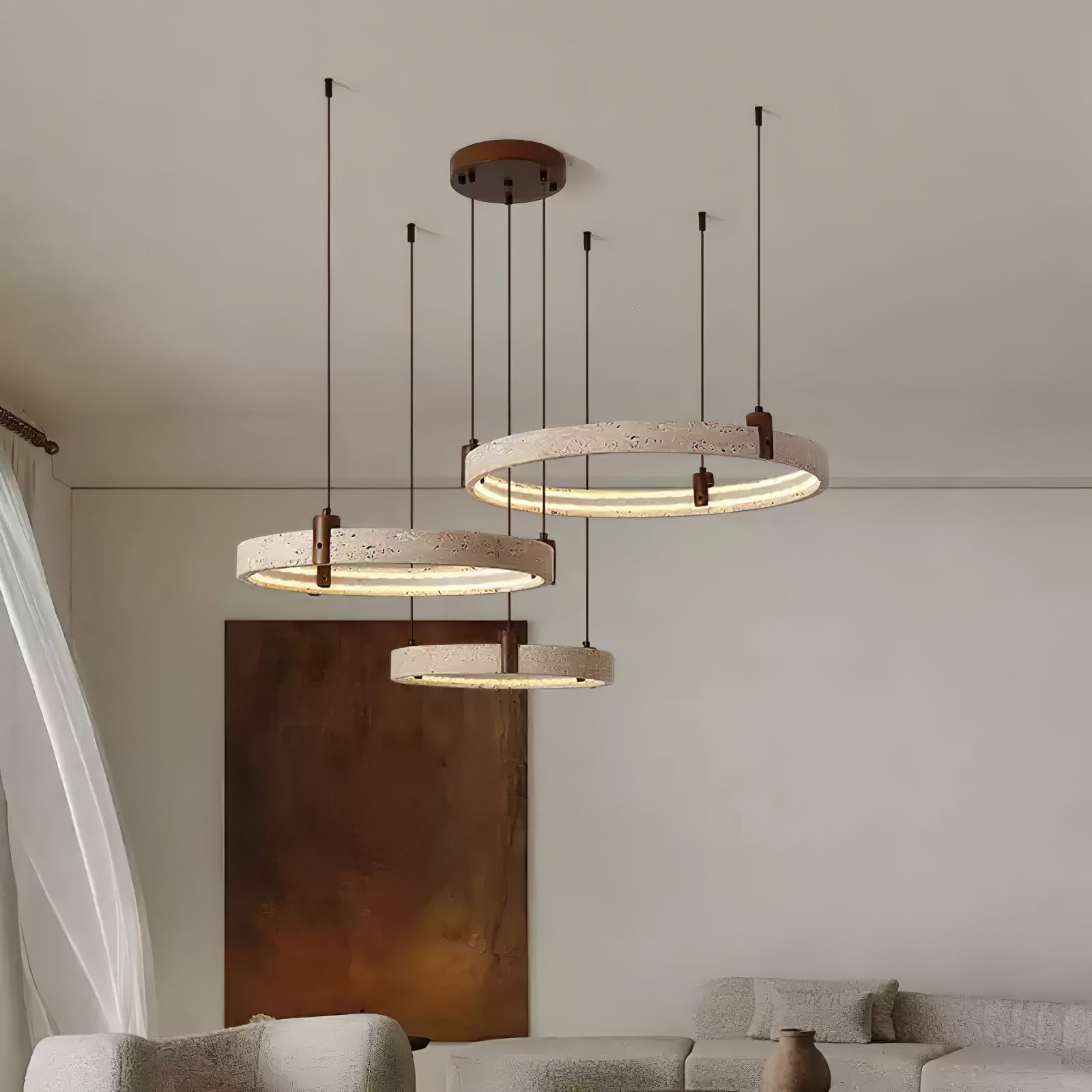 celestial-orbit-travertine-chandelier-anzaz-Yellow Travertine & Walnut Wood-6