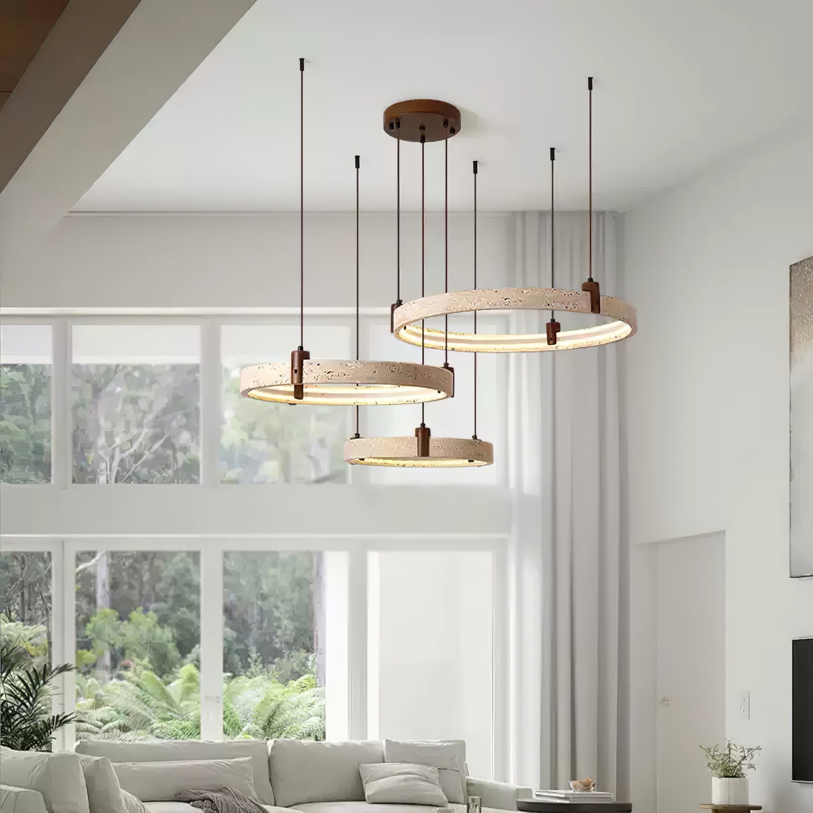 celestial-orbit-travertine-chandelier-anzaz-Yellow Travertine & Walnut Wood-15