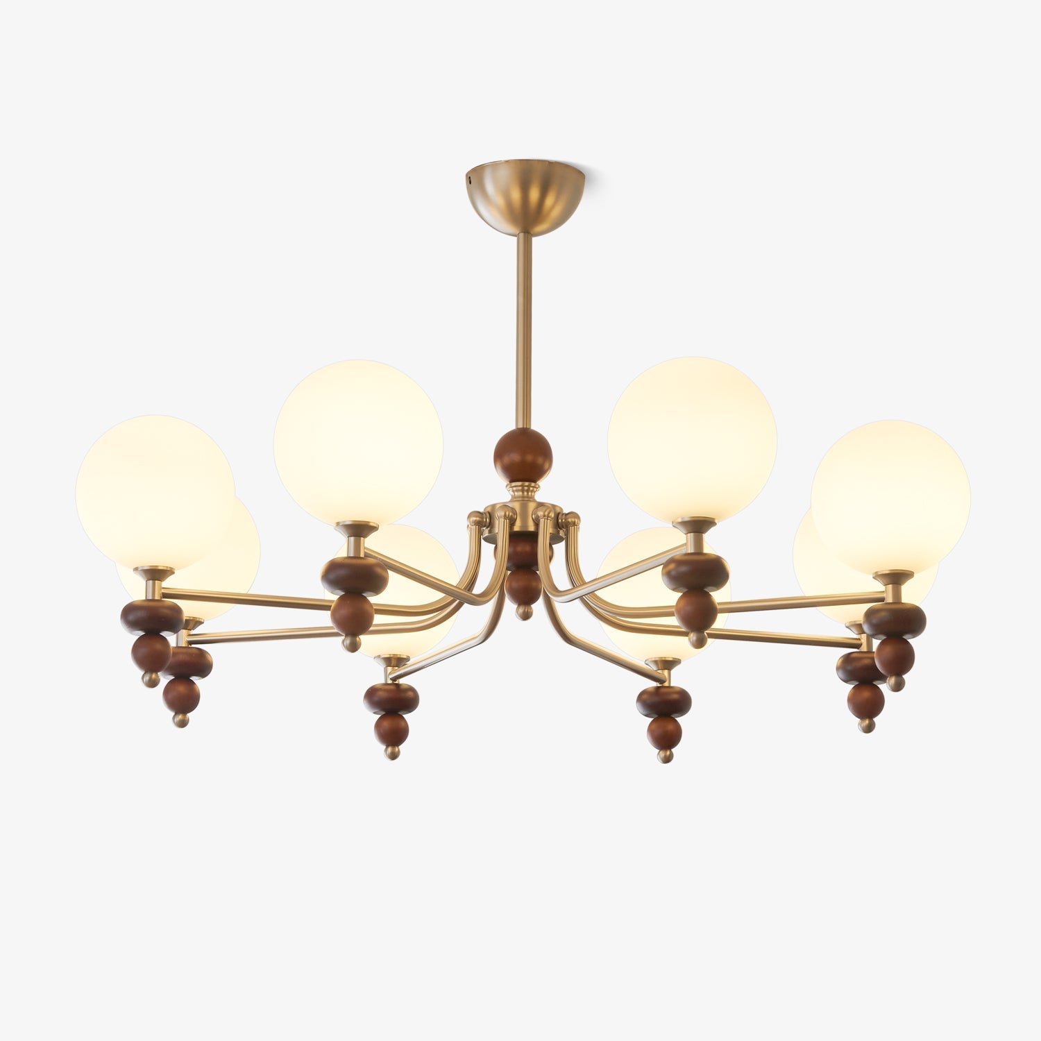 celestial-sphere-walnut-chandelier-anzaz-Walnut color & Nickel-1