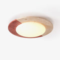 celestial-travertine-ceiling-lamp-anzaz-Red+Beige & Warm Light-1