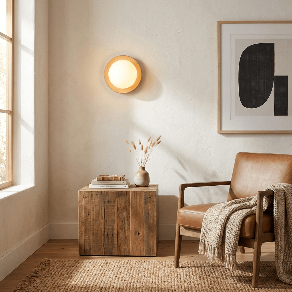 celyra-halo-wall-light-anzaz-Walnut Color & White-2