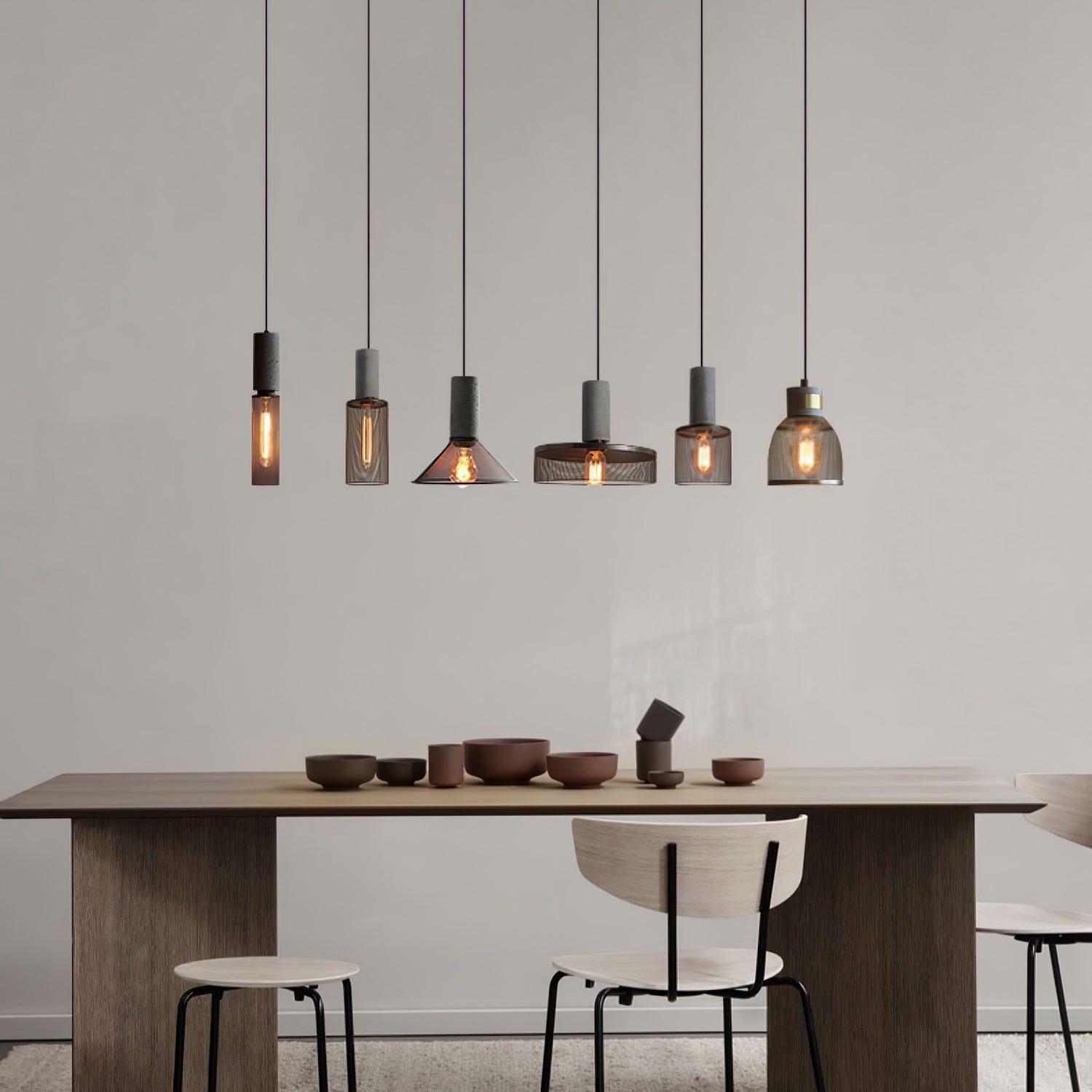 cement-mesh-pendant-light-anzaz-Cement Grey & Black-4