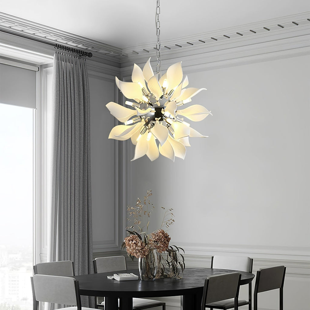 ceramic-petals-blooming-chandelier-anzaz-Chrome & White-5