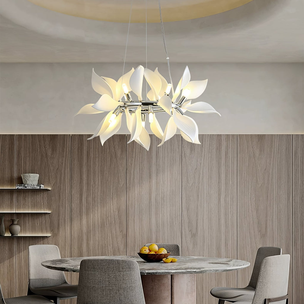 ceramic-petals-blooming-chandelier-anzaz-Gold & White-6