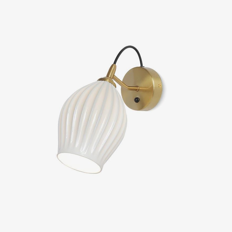 ceramic-ribbed-wall-light-anzaz-Sand nickel-1