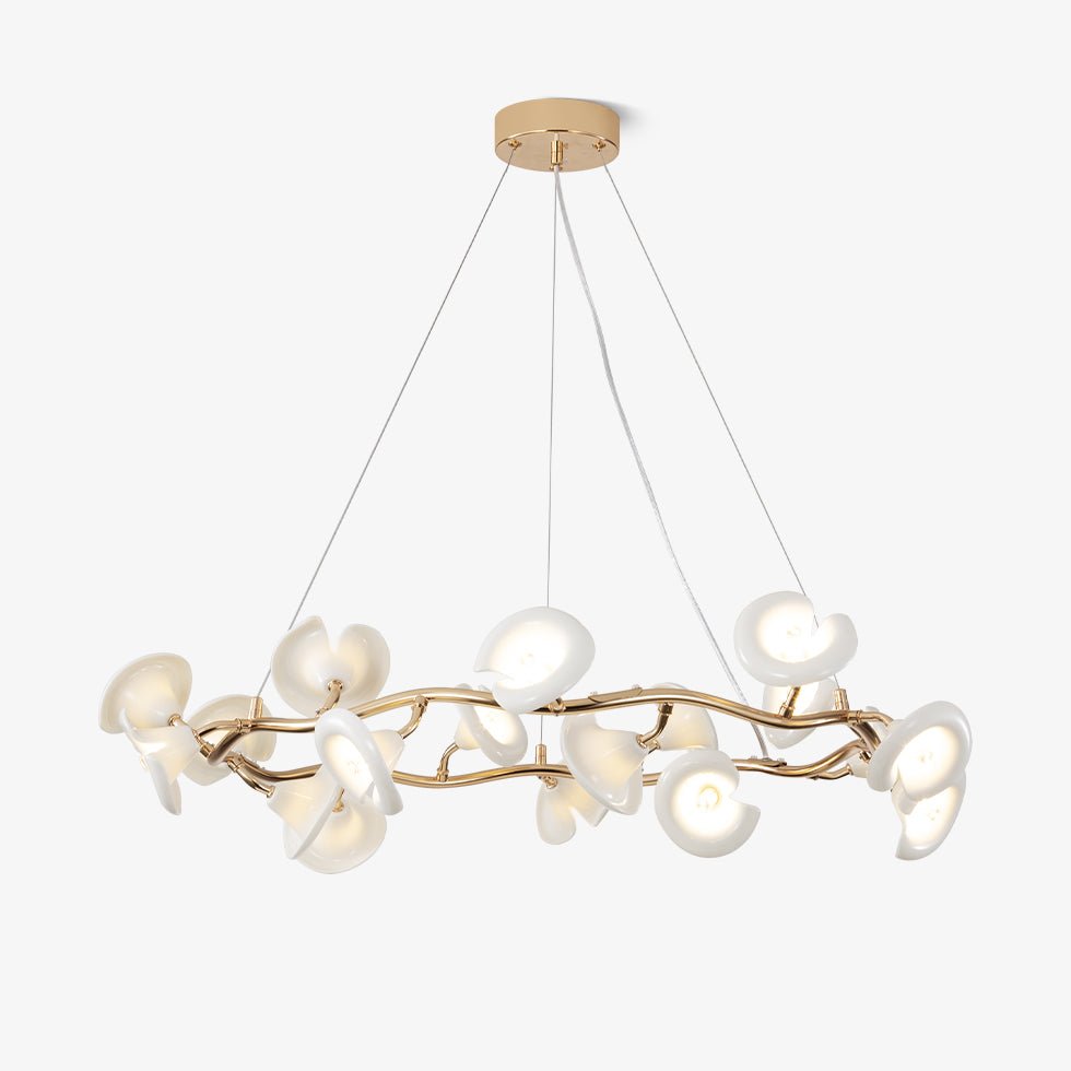 cerisium-blossom-chandelier-anzaz-Gold & White-1