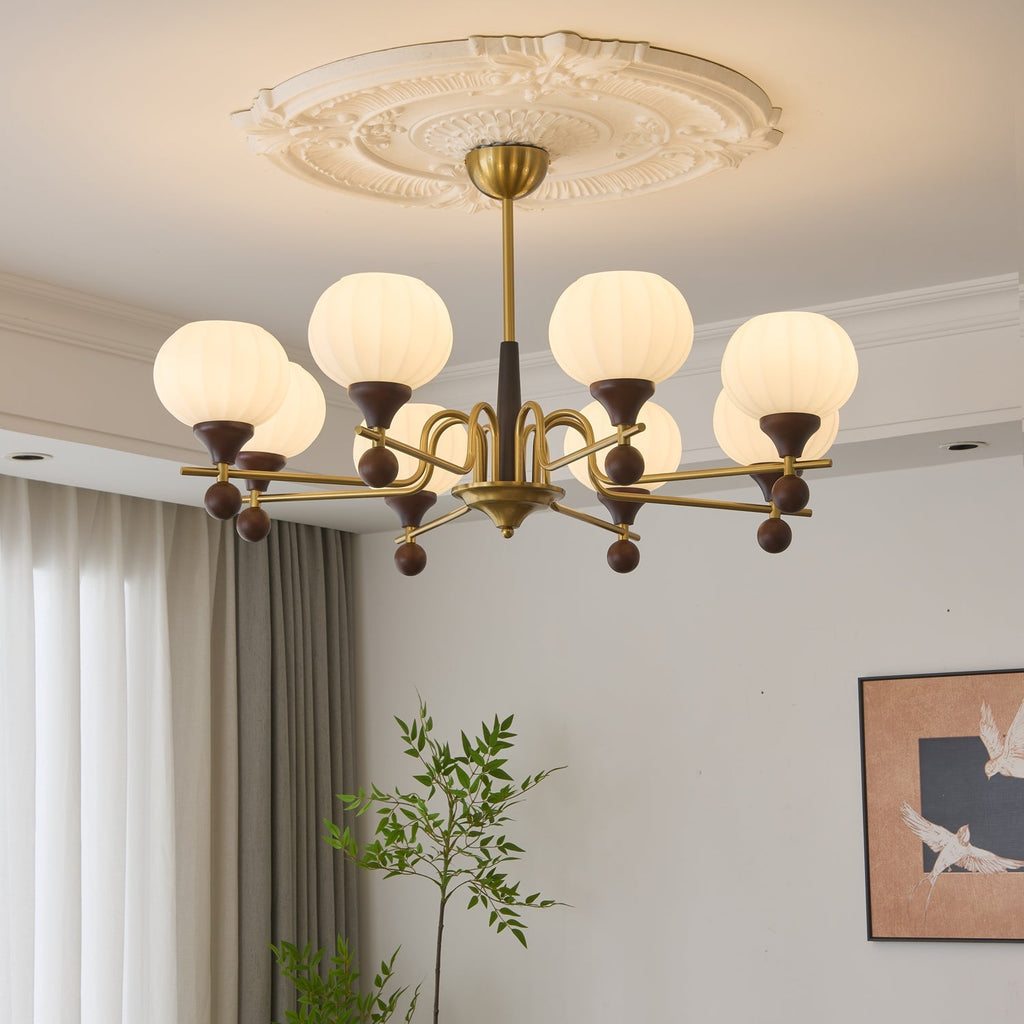 ceylian-chandelier-anzaz-Walnut Color & Gold & White-2