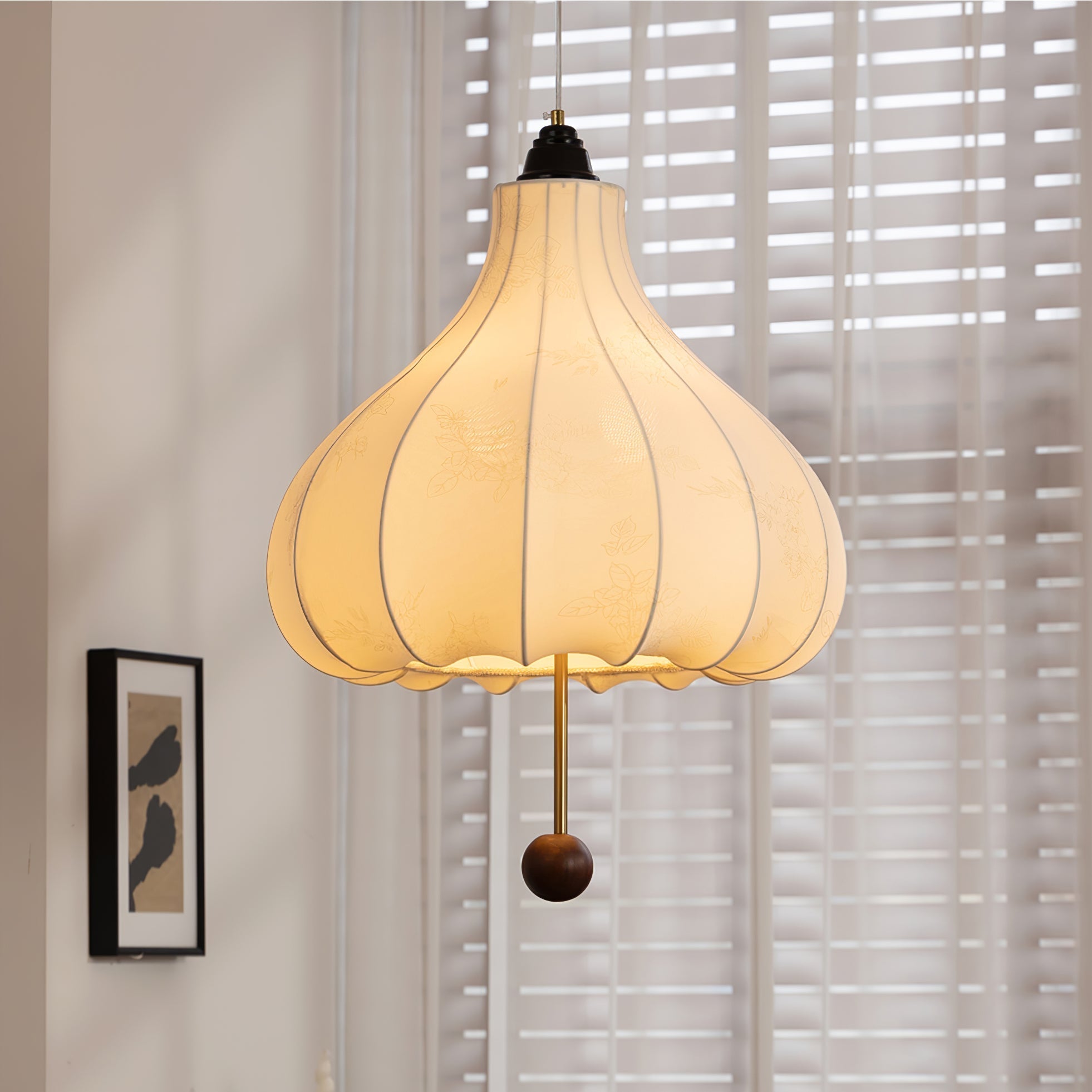 chestnut-fabric-pendant-light-anzaz-Walnut Color & Beige-3