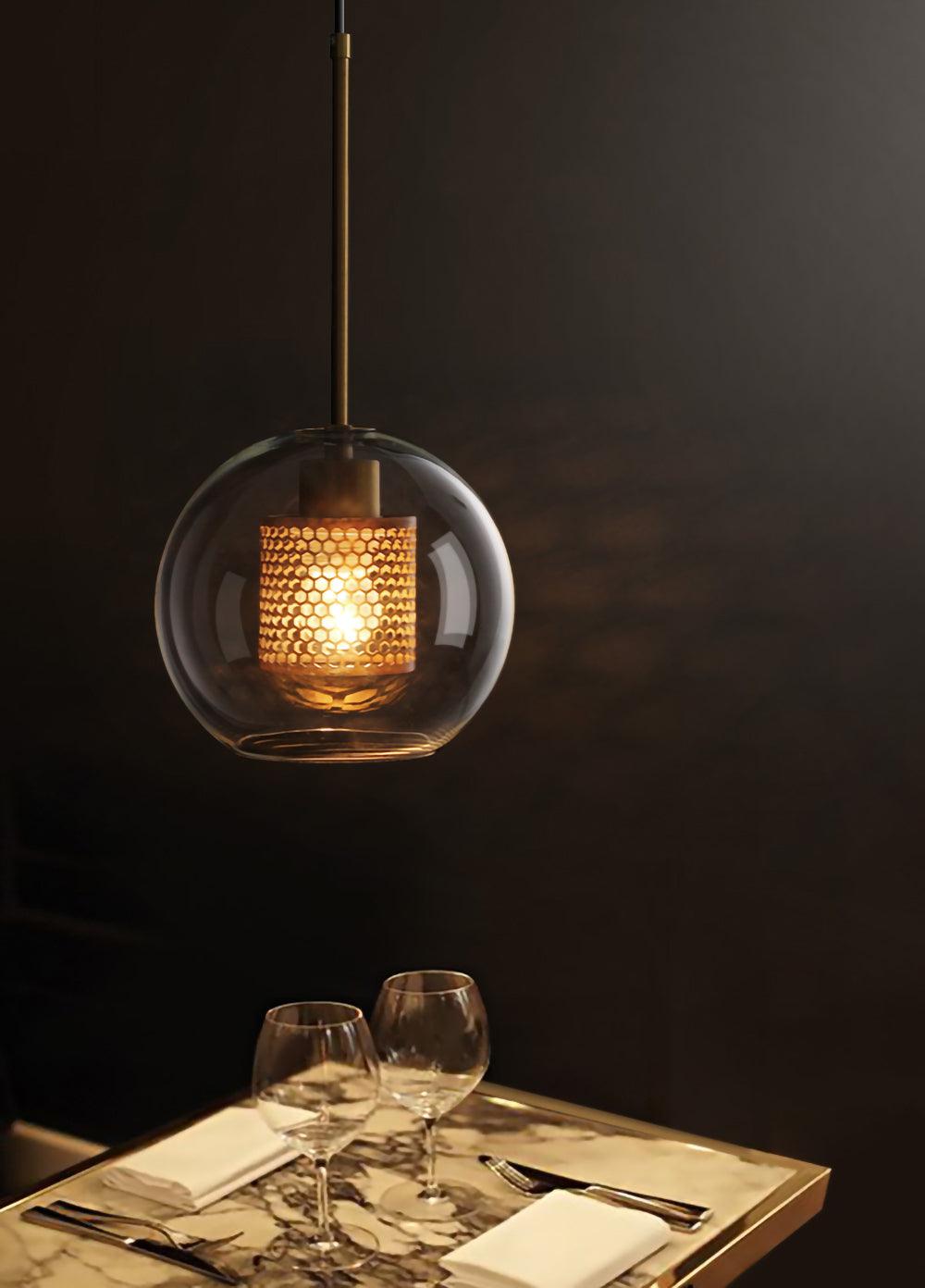 chiswick-glass-pendant-light-anzaz-Copper plating-22