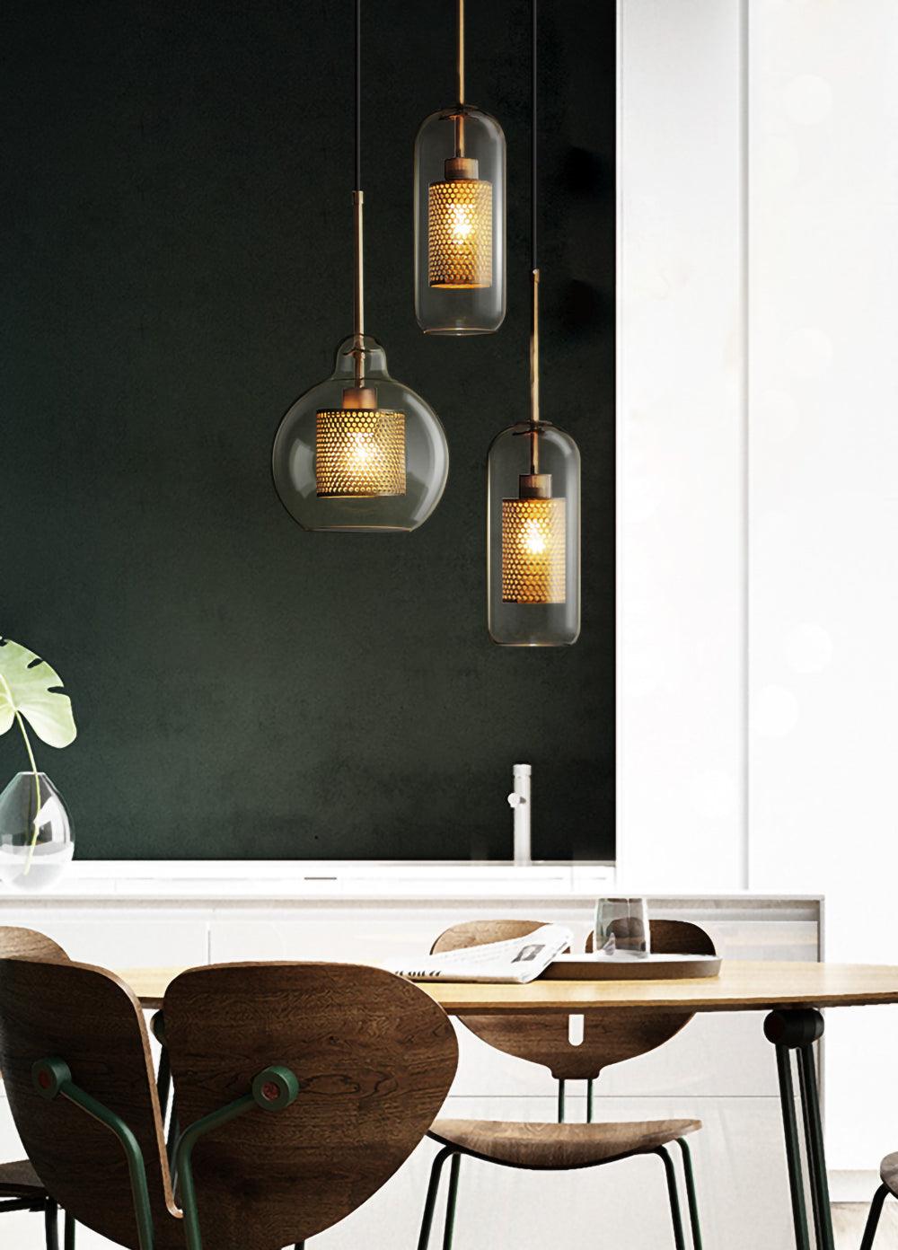 chiswick-glass-pendant-light-anzaz-Copper plating-16