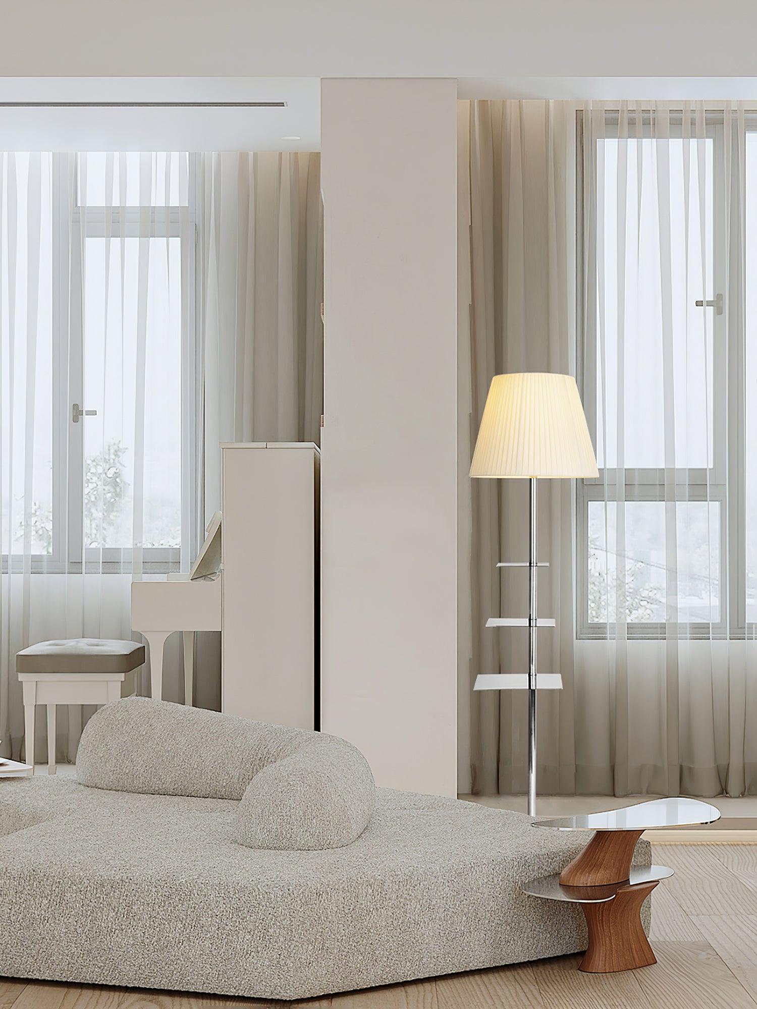 chrome-prism-side-table-floor-lamp-anzaz-Chrome & Smoke gray acrylic-5