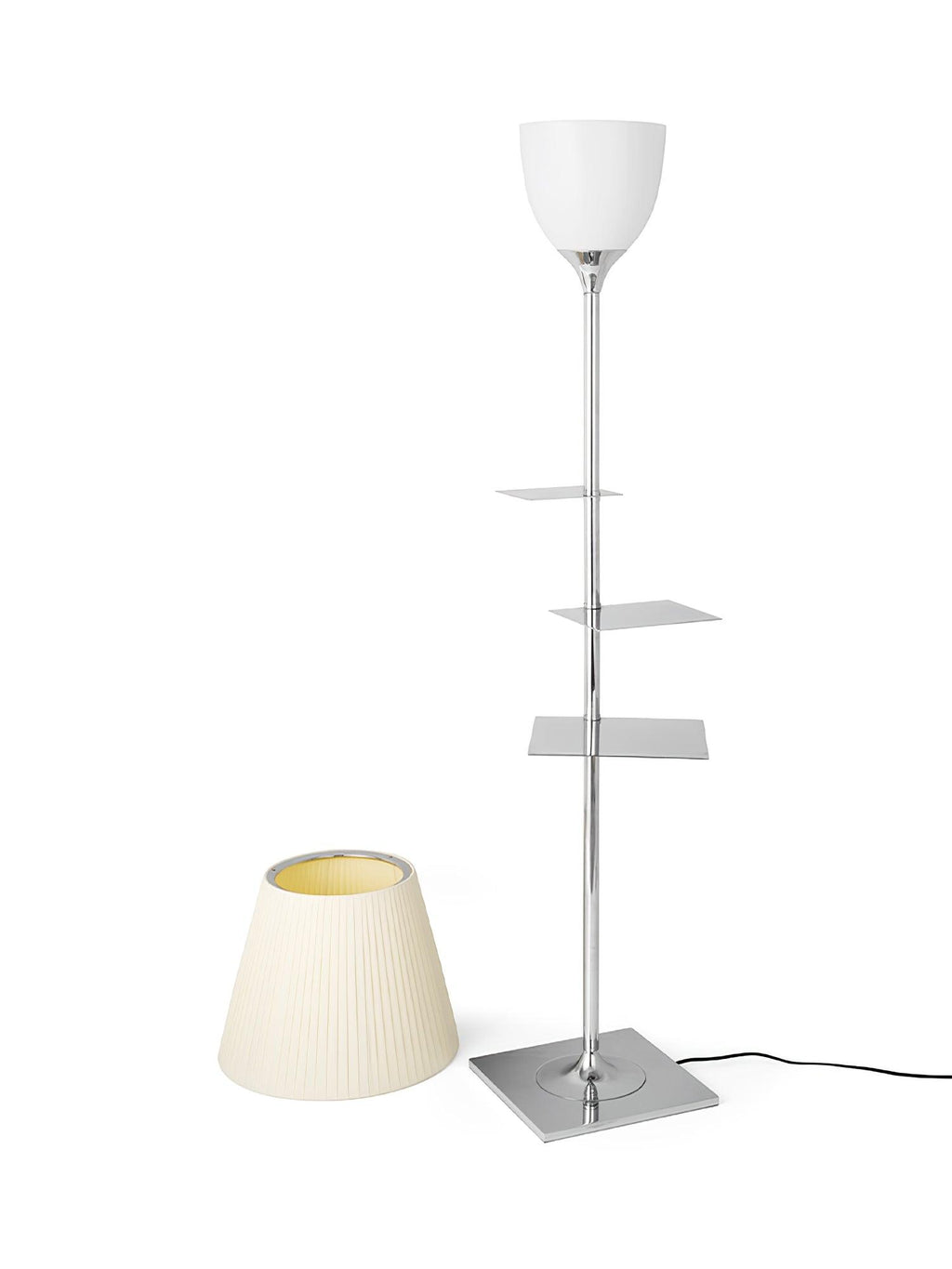 chrome-prism-side-table-floor-lamp-anzaz-Chrome & Smoke gray acrylic-8