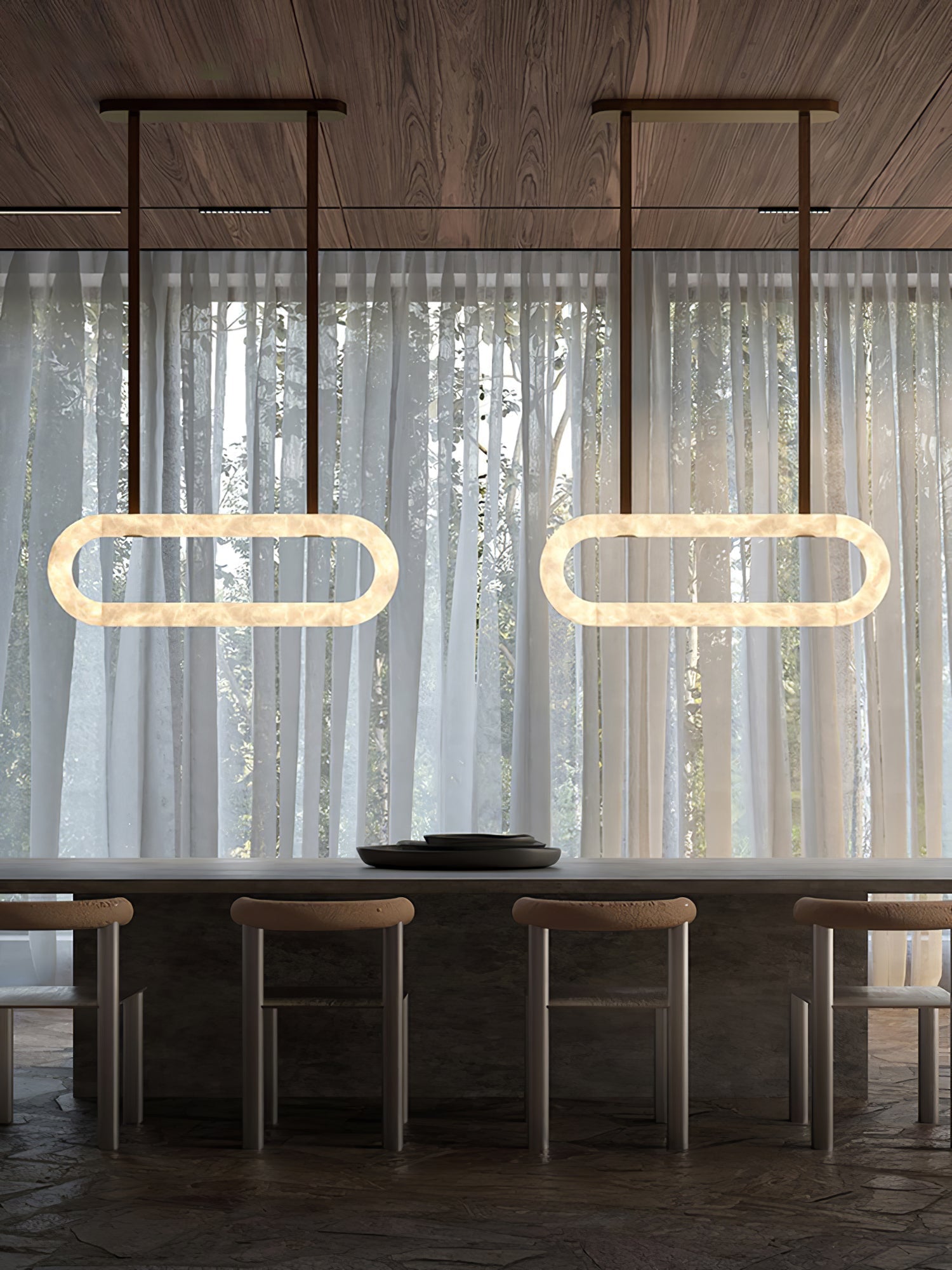 circle-alabaster-chandelier-anzaz-Dark Brown & White Alabaster-20