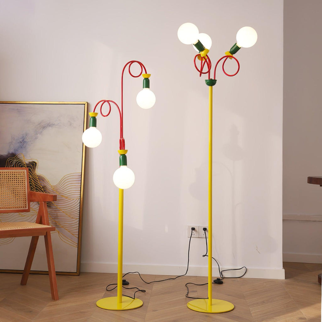 circulo-play-floor-lamp-anzaz-Red & Green & Yellow-2