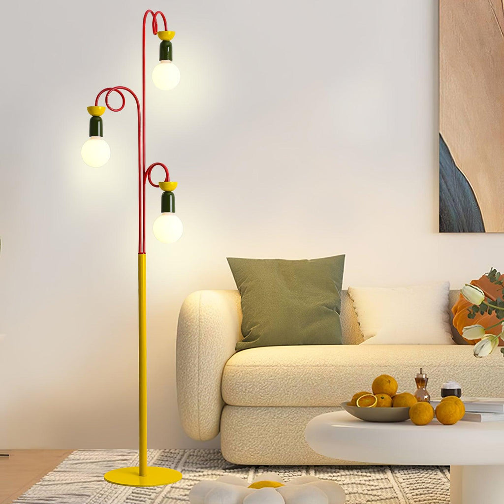 circulo-play-floor-lamp-anzaz-Red & Green & Yellow-6