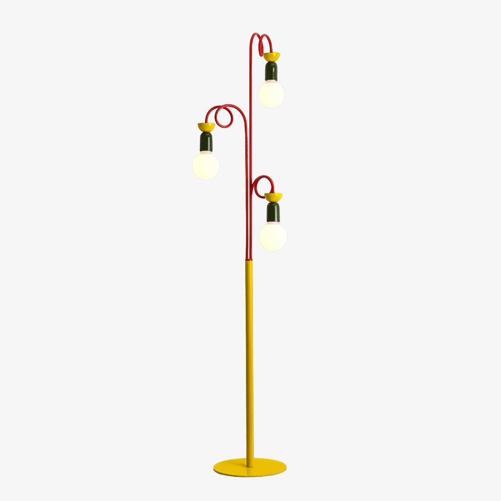 circulo-play-floor-lamp-anzaz-Red & Green & Yellow-1
