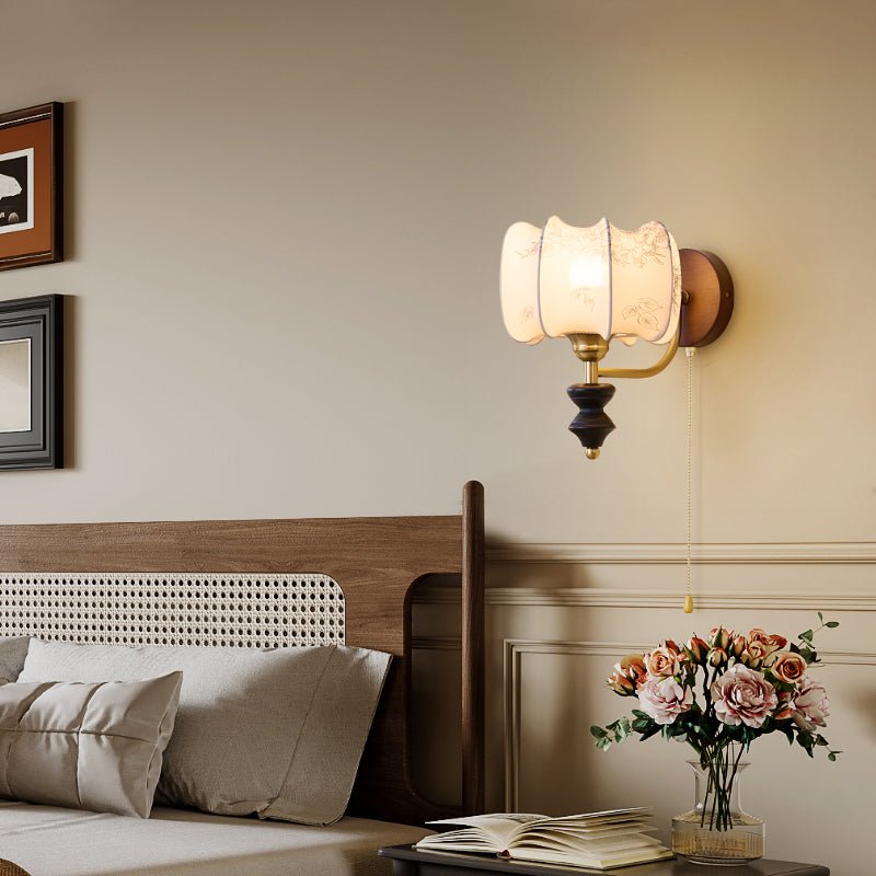 clarendon-wall-lamp-anzaz-Walnut wood color & White-4