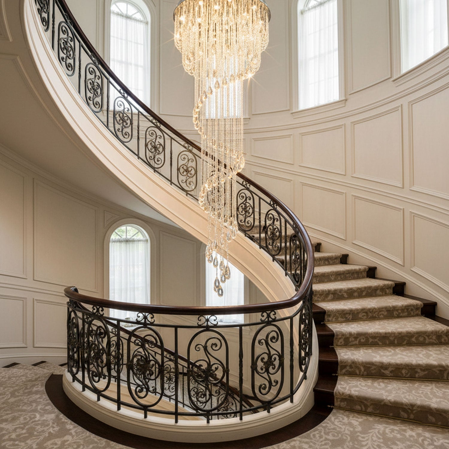 classic-symphony-spiral-chandelier-anzaz-Chrome+Clear-4