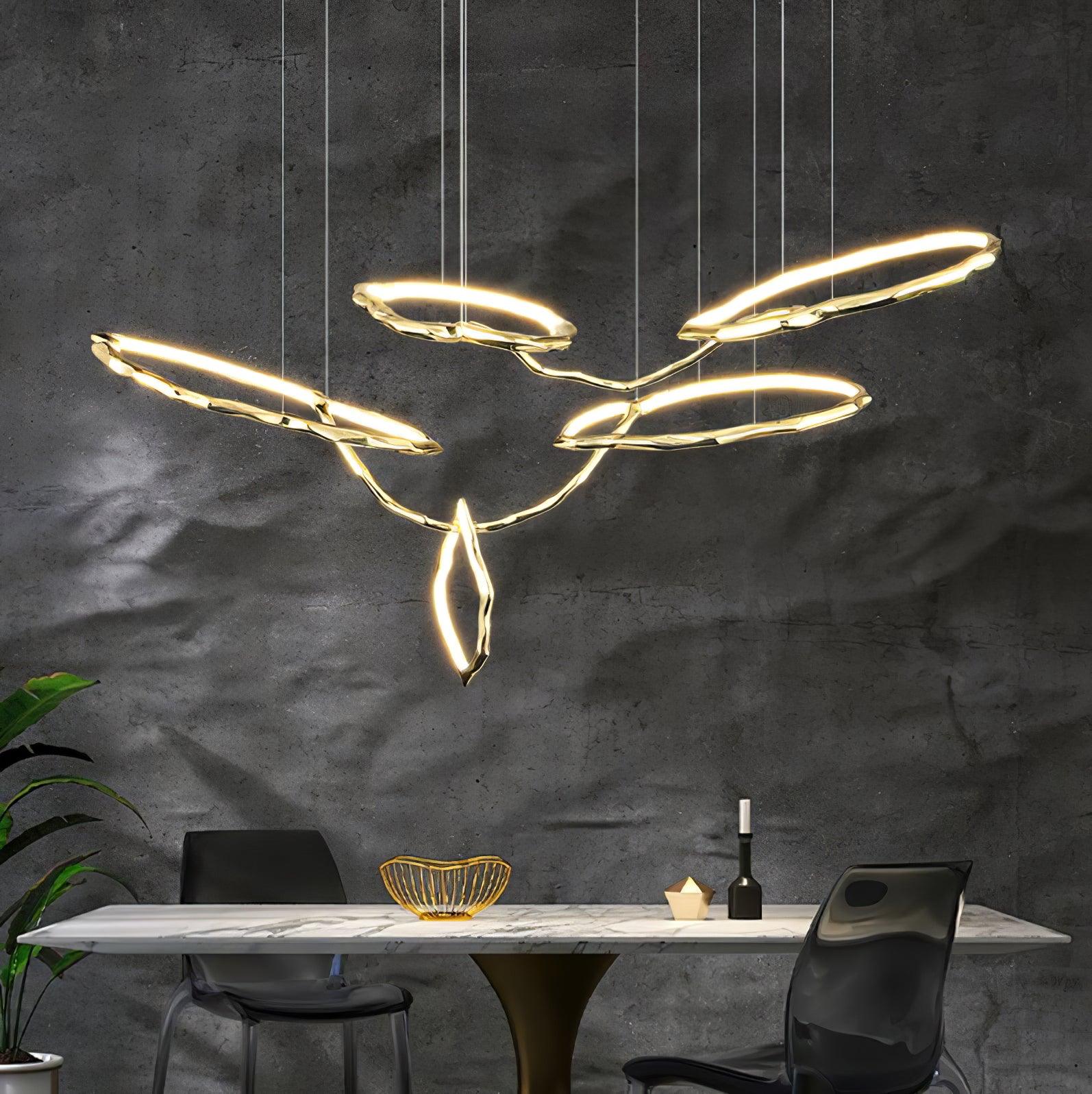 cloud-rings-series-brass-chandelier-anzaz-Brass & White-2