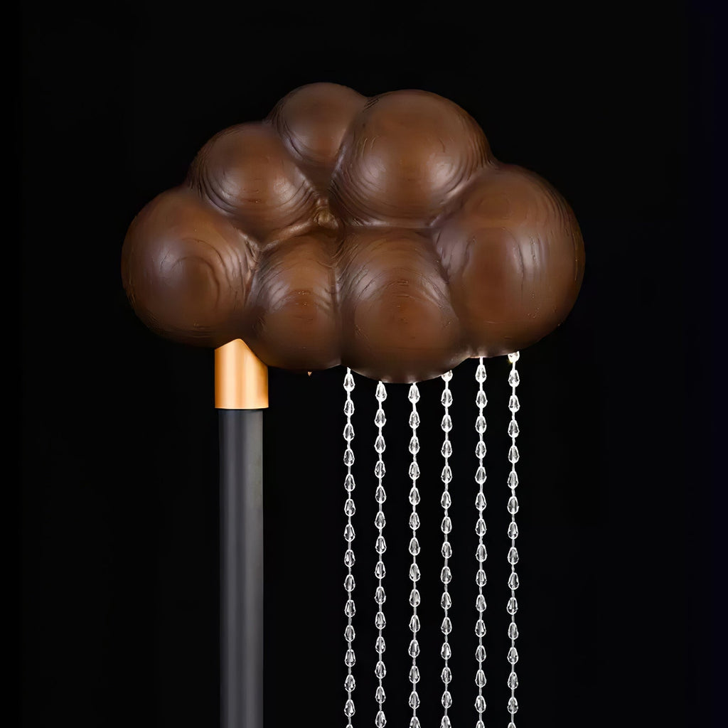 cloud-and-rain-floor-lamp-anzaz-Walnut Color & Clear crystal glass-8