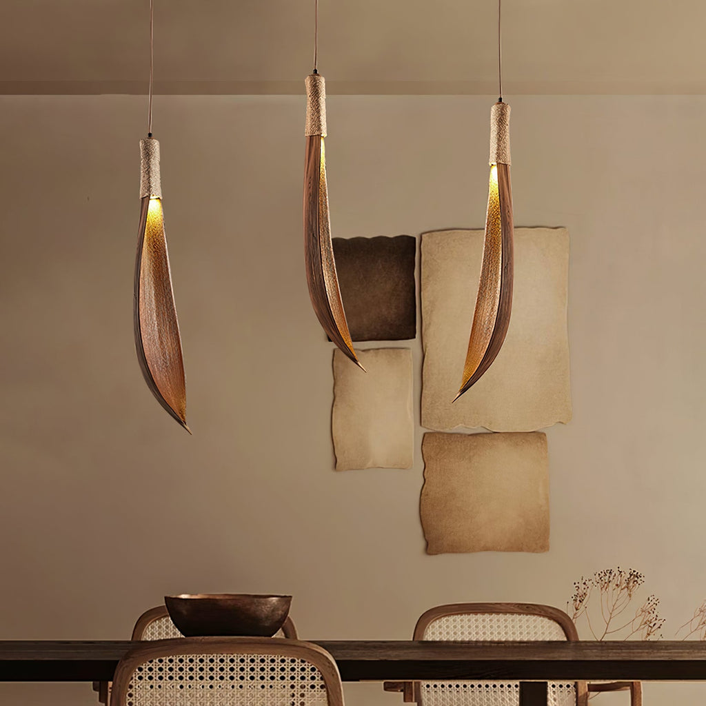 cocoa-leaf-pendant-lamp-anzaz-Nature Cocoa-4
