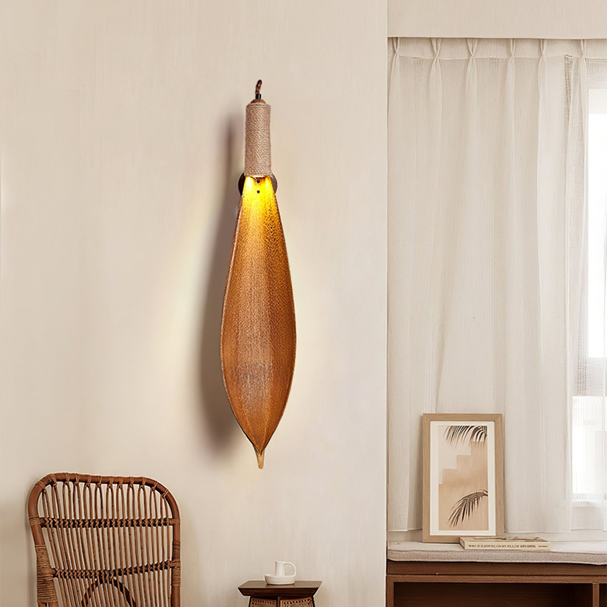 cocoa-leaf-wall-sconce-anzaz-Nature cocoa-2