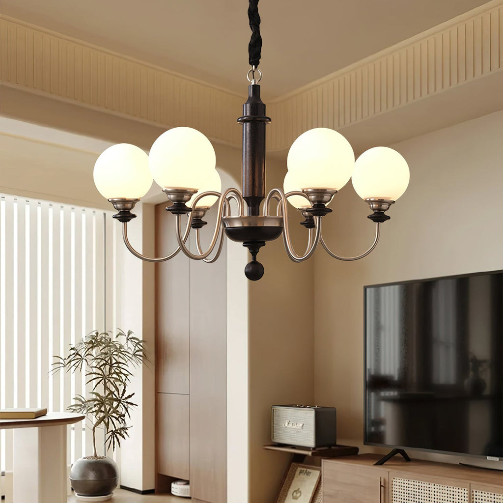 colonial-grace-chandelier-anzaz-Black & Chrome-4