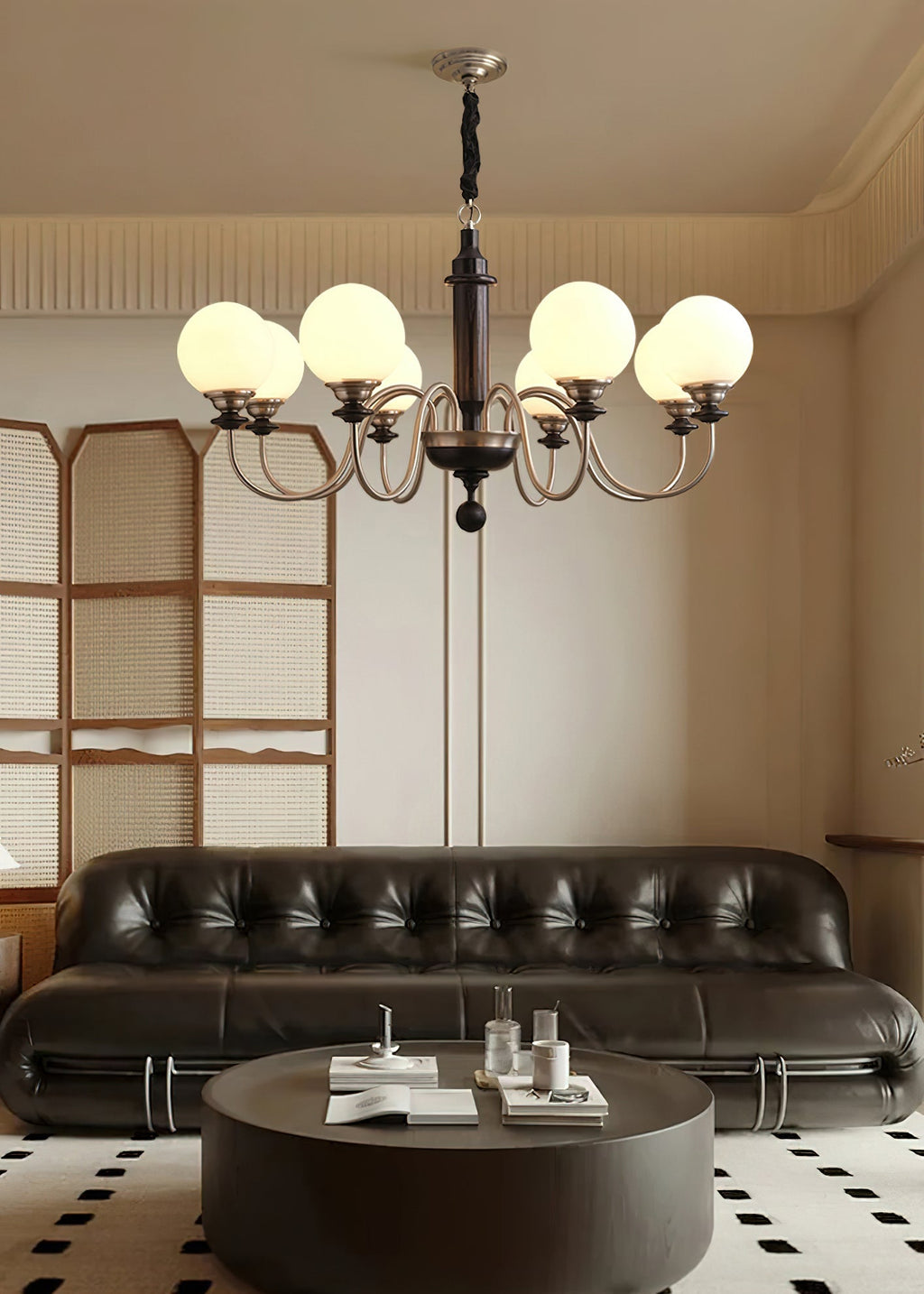 colonial-grace-chandelier-anzaz-Black & Chrome-6