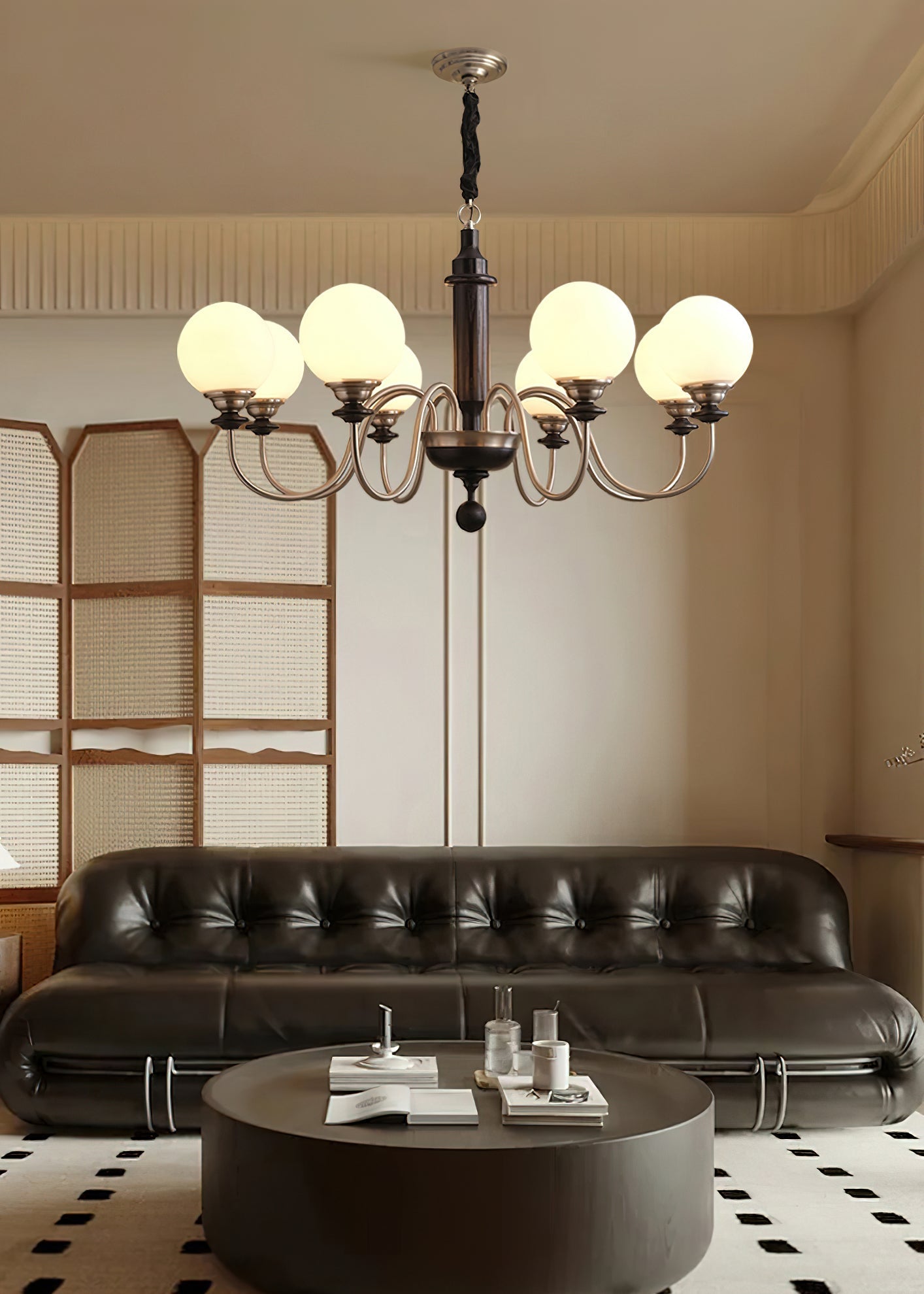 colonial-grace-chandelier-anzaz-Black & Chrome-6