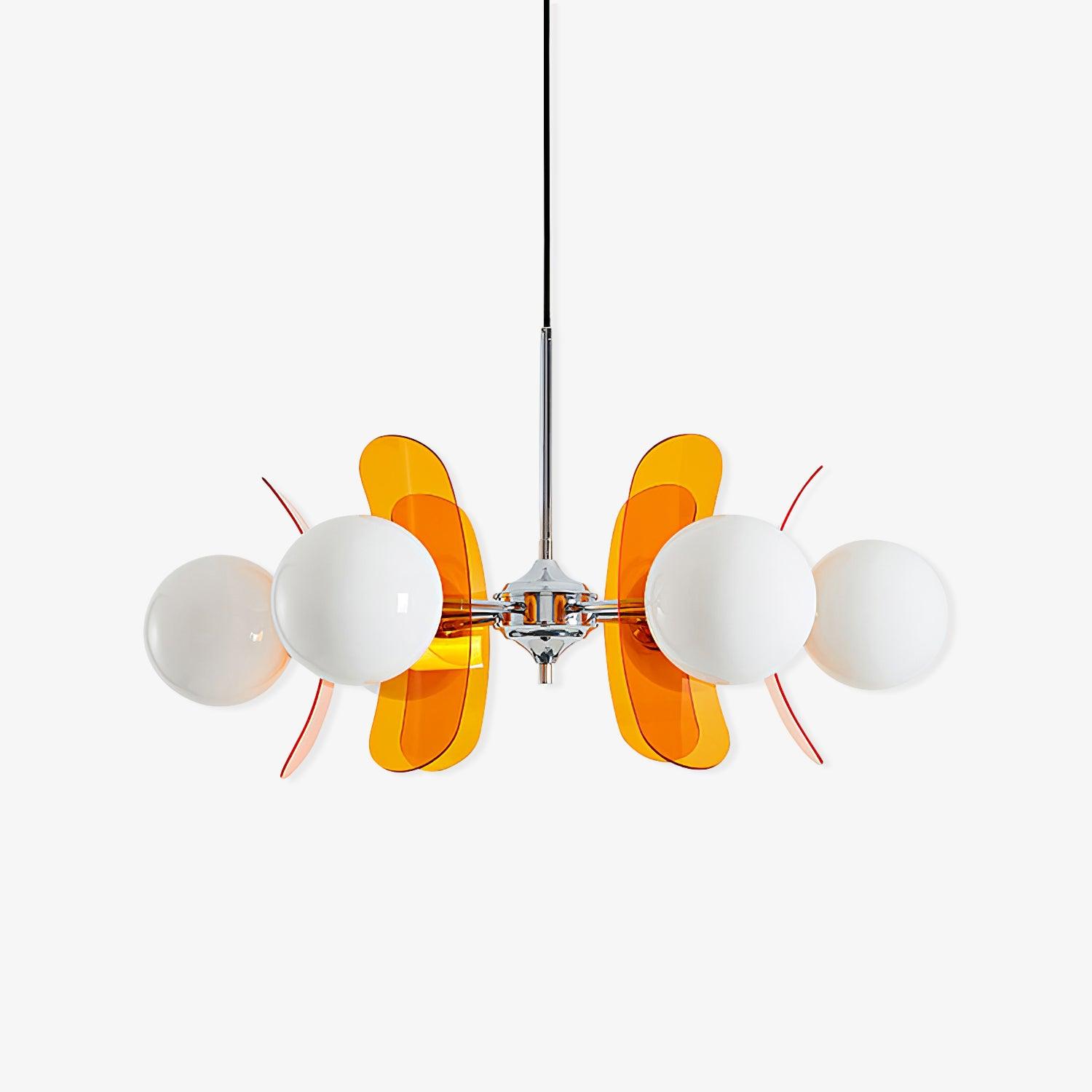 phosphorescent-chandelier-anzaz-Brown & Chrome-1