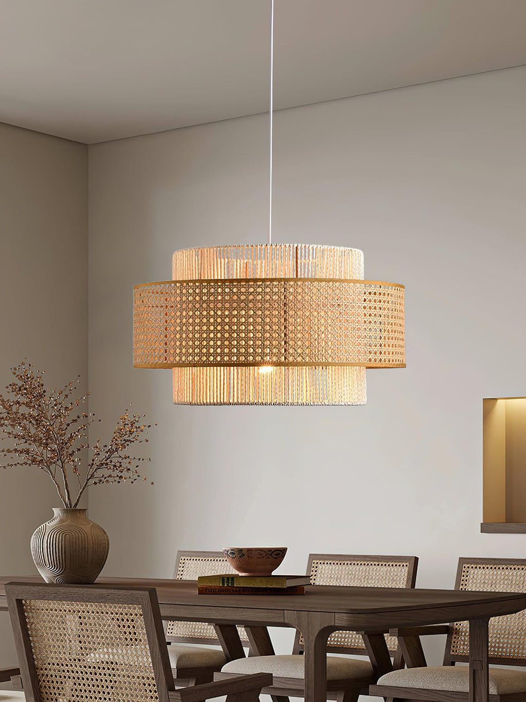 concentric-pendant-light-anzaz-Natural rattan＆Black-9