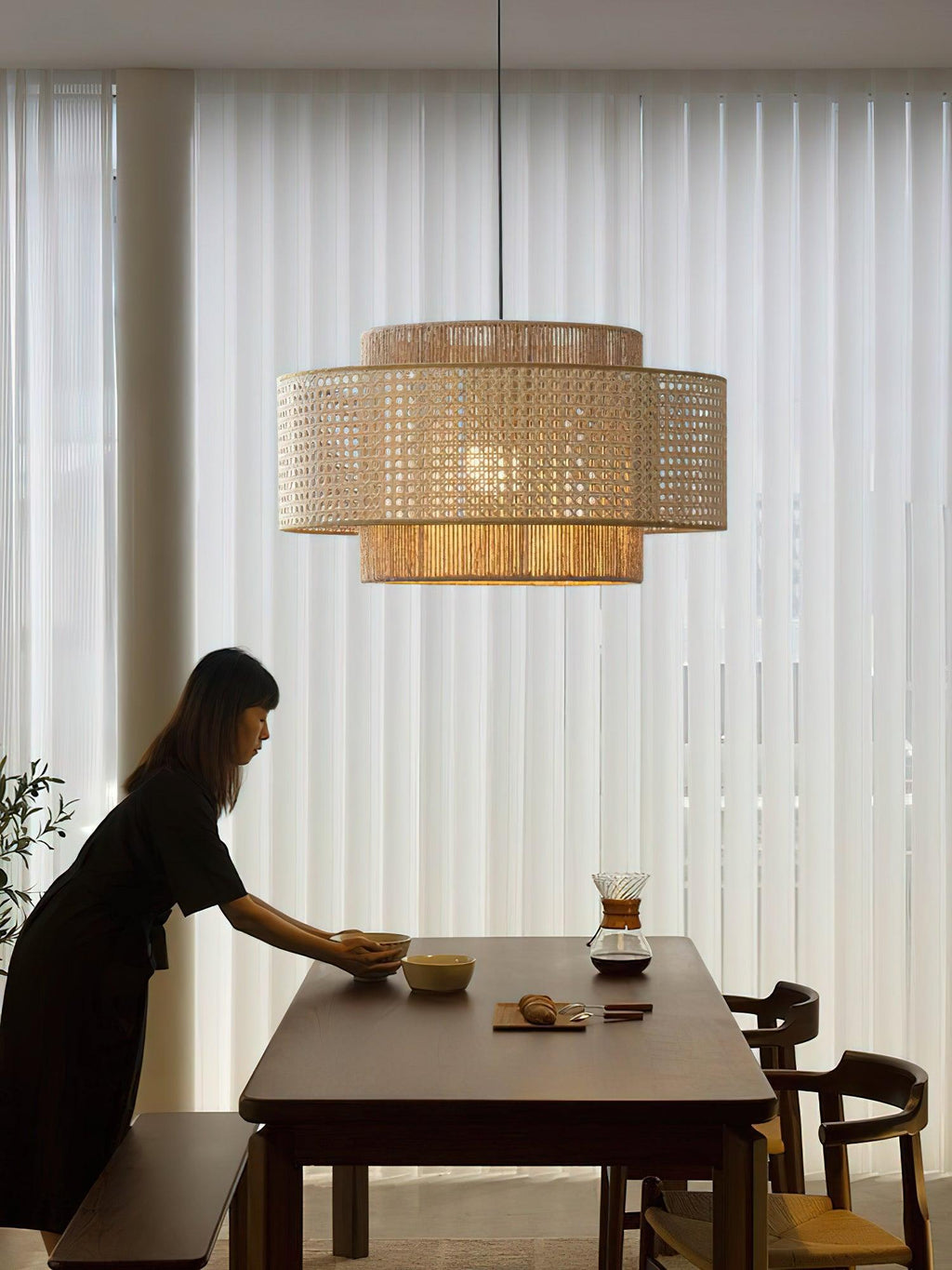 concentric-pendant-light-anzaz-Natural rattan＆Black-12
