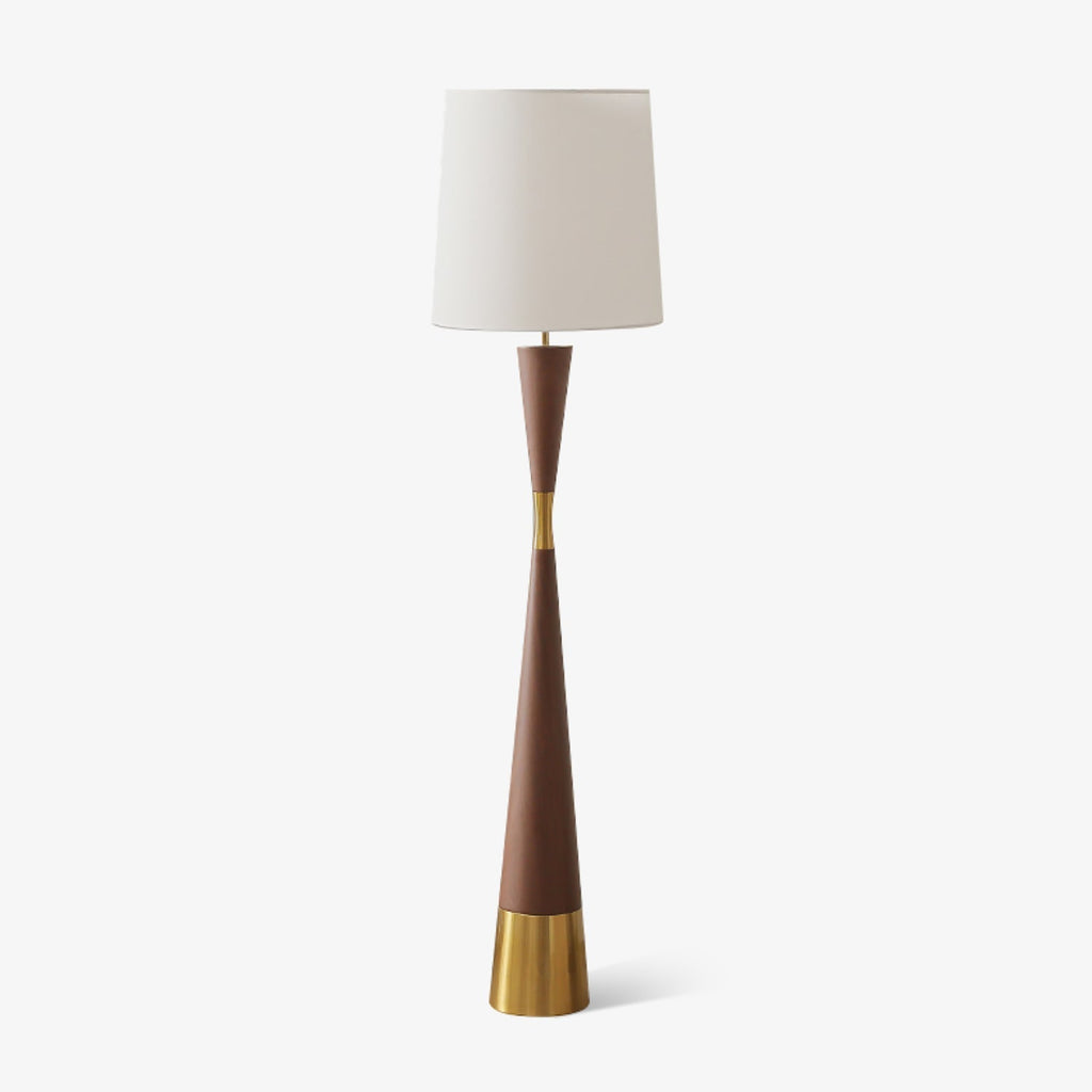cone-waist-floor-lamp-anzaz-Hydrographic Walnut Wood Grain Finish & White-1