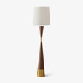 cone-waist-floor-lamp-anzaz-Hydrographic Walnut Wood Grain Finish & White-1
