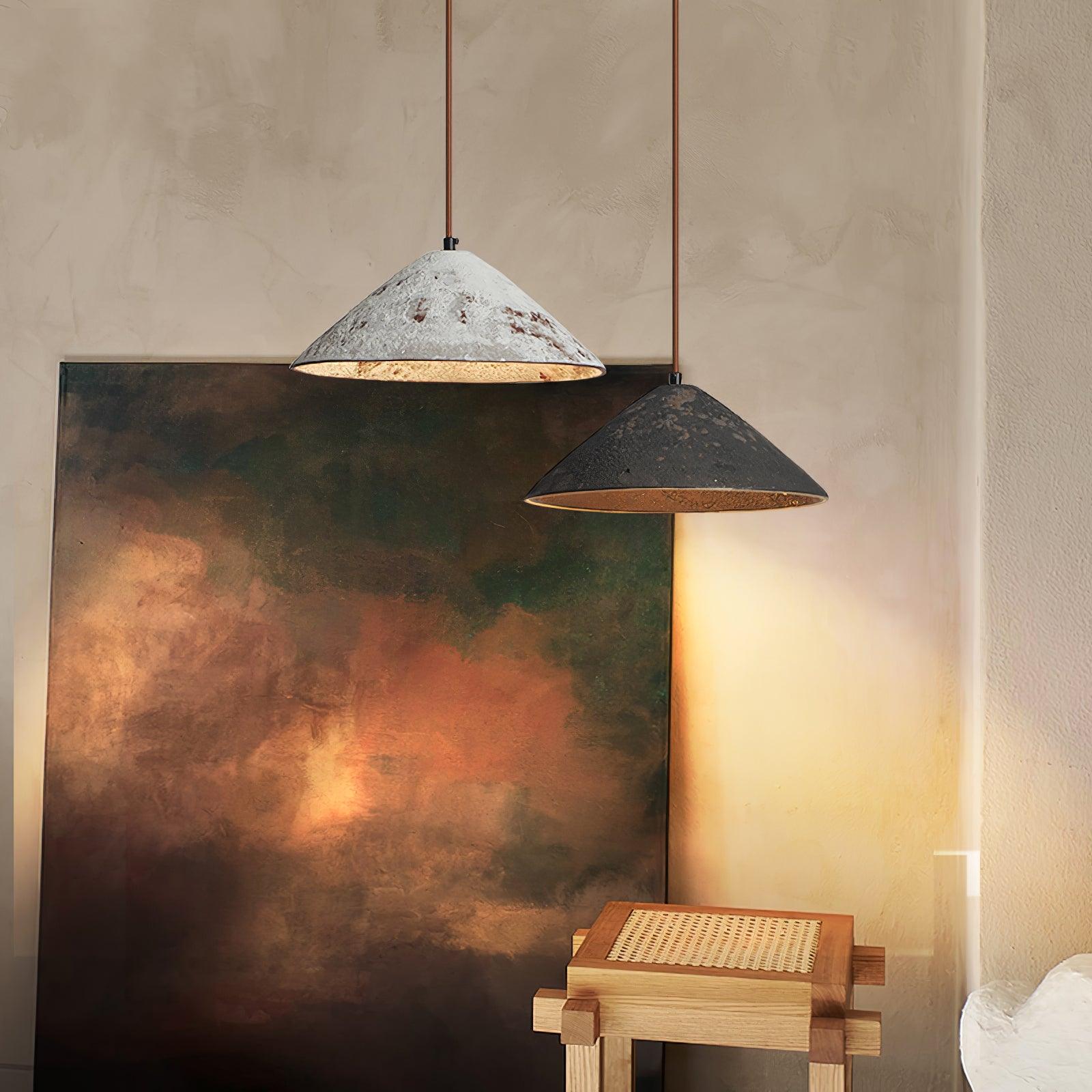 ceramic-whisper-pendant-lamp-anzaz-White Ceramic & Dark Wood-2