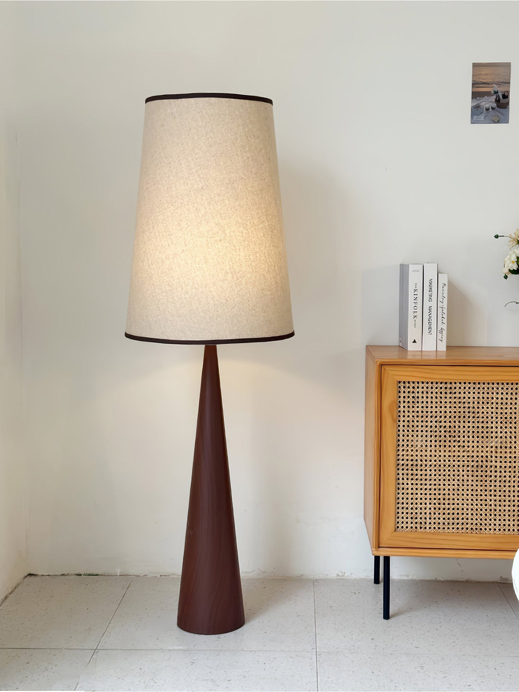 faux-wood-conical-floor-lamp-anzaz-Hydrographic Nature Wood Grain Finish & White-6