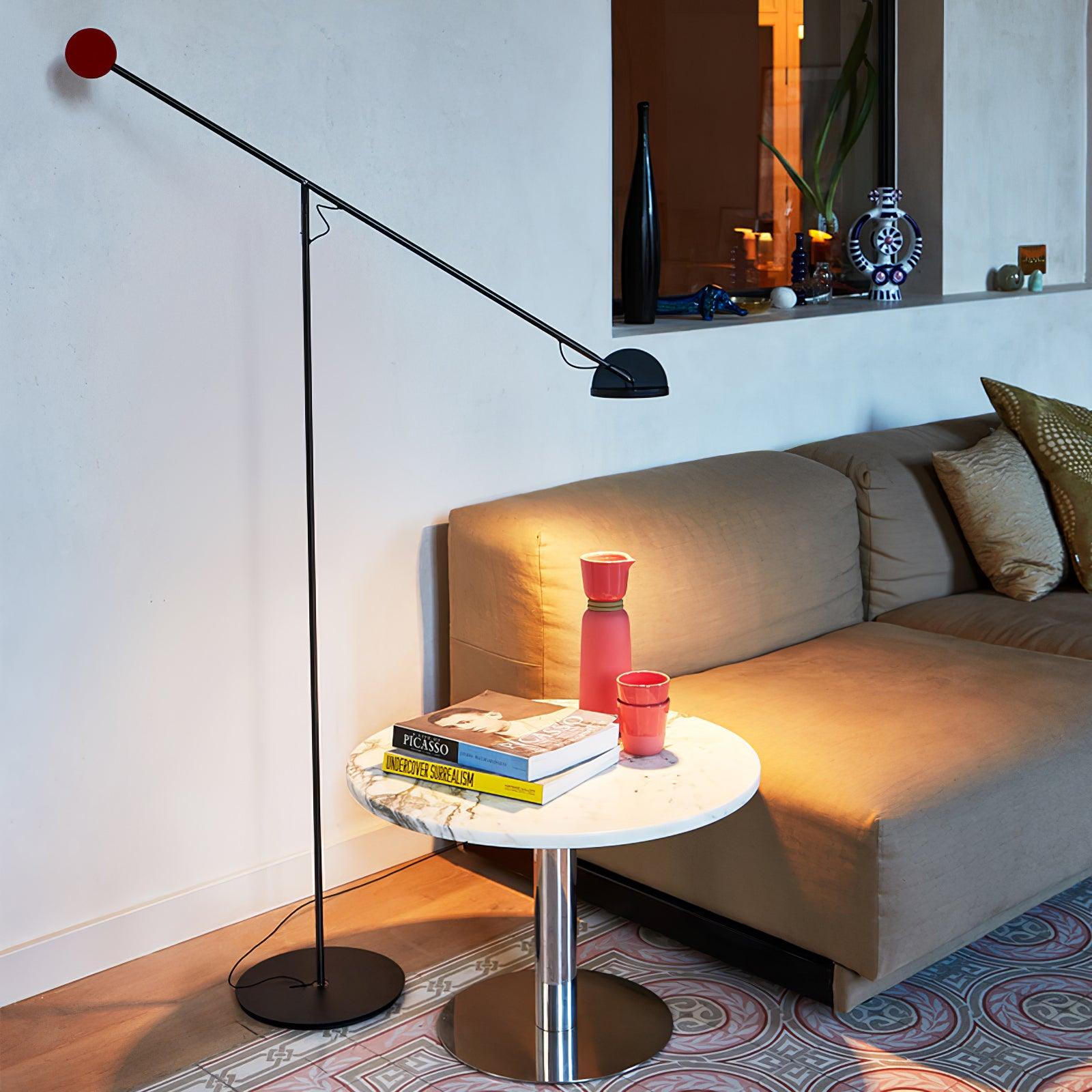 precision-movement-floor-lamp-anzaz-Warm Light & Black+Red-2