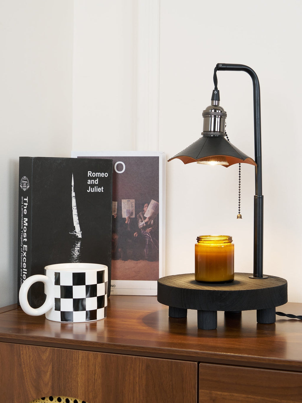 cordero-wooden-stool-table-lamp-anzaz-Black & Brown-5