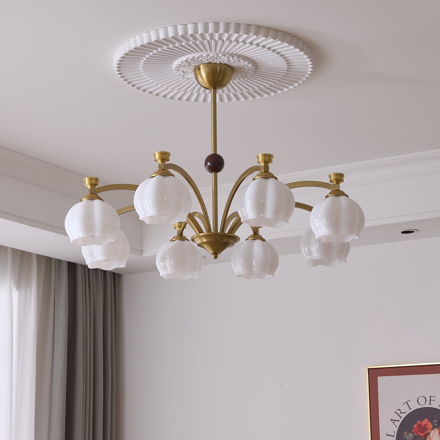 corinne-arc-chandelier-anzaz-Gold & White-3