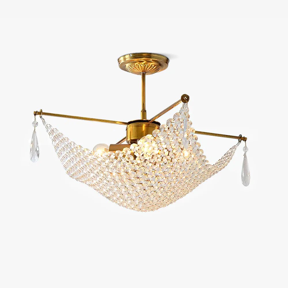 corona-chandelier-anzaz-Copper plating+Clear-1