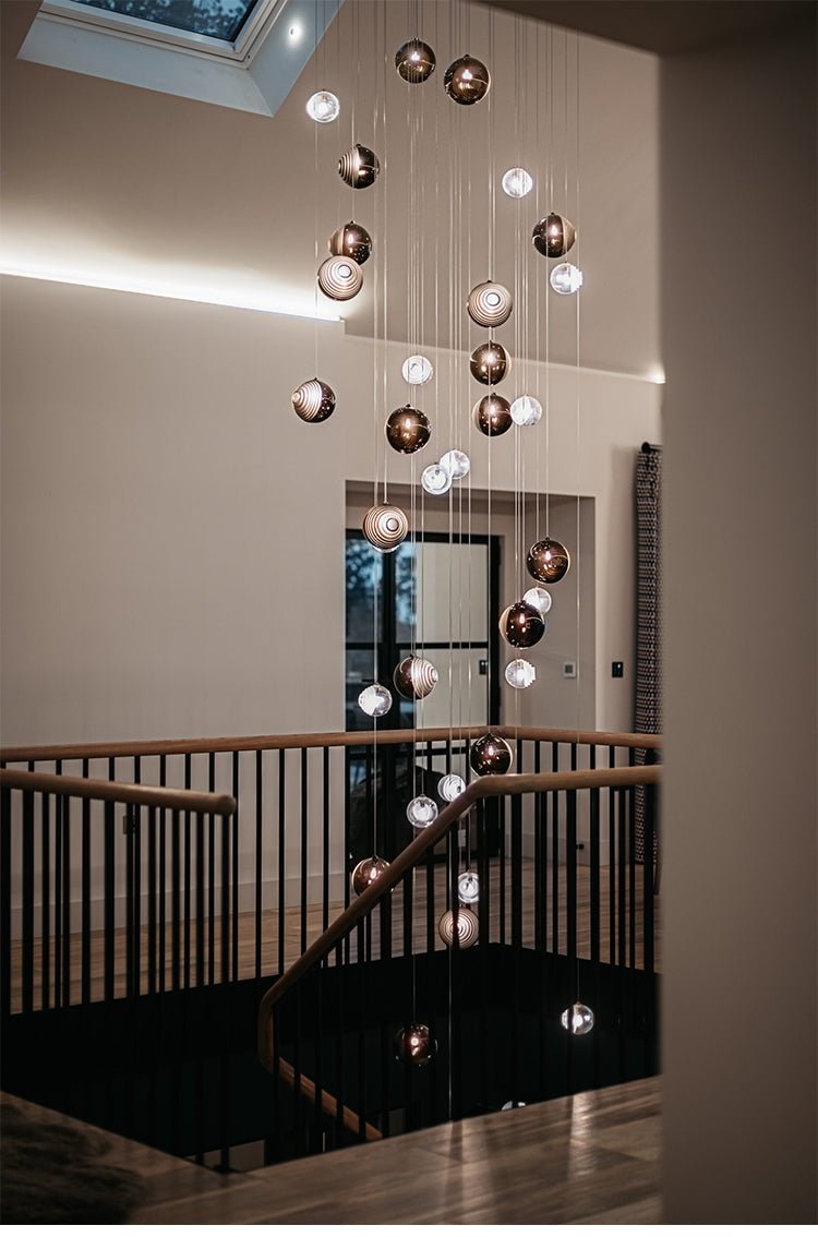 cosmic-sphere-cascade-chandelier-anzaz-Smoke grey & Clear-9