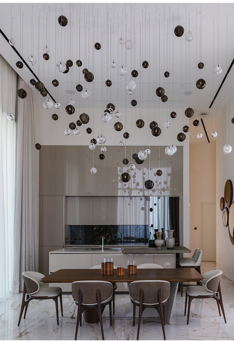 cosmic-sphere-cascade-chandelier-anzaz-Smoke grey & Clear-12