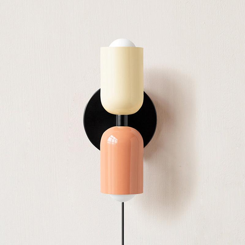 couleur-double-plug-in-wall-lamp-anzaz-Beige & Green-34