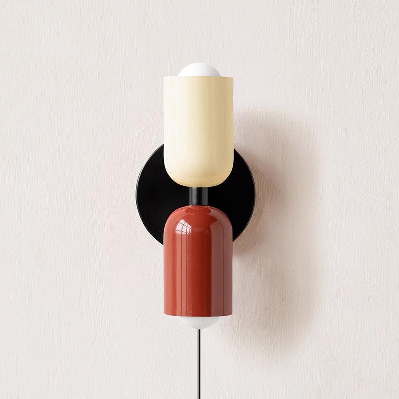 couleur-double-plug-in-wall-lamp-anzaz-Green & Pink-38