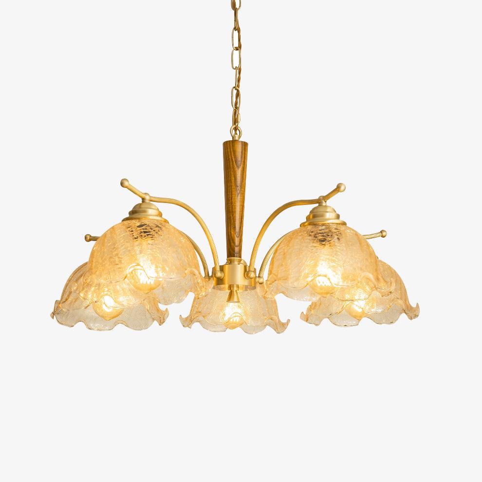 crack-flower-chandelier-anzaz-Polished brass-1
