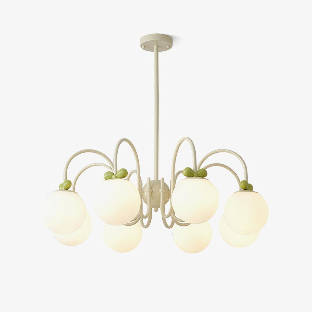 cream-cherry-chandelier-anzaz-Creamy & White glass-1
