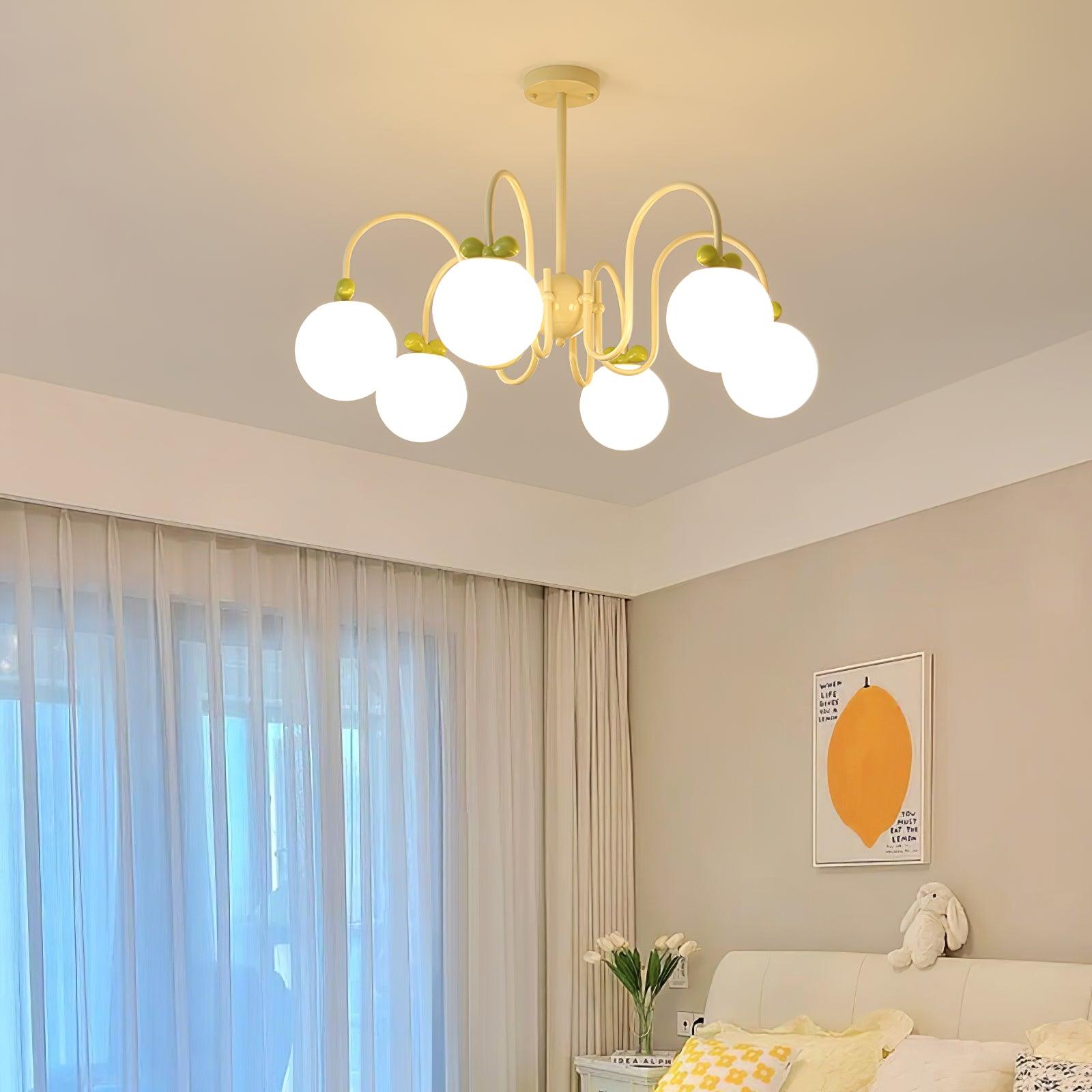 cream-cherry-chandelier-anzaz-Creamy & White glass-4